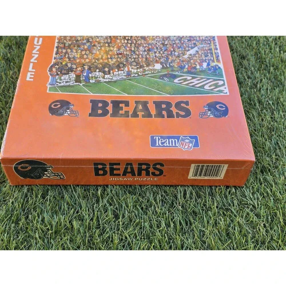 Vtg Chicago Bears NFL John Holladay Fandemonium Jigsaw Puzzle 513 Piece New